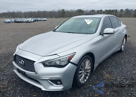 2018 Infiniti Q50 Luxe из США, поврежденный, VIN JN1EV7AP5JM356565